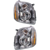 CarLights360: For 2007-2014 GMC Yukon Headlight Assembly DOT Certified w/ Bulbs Denali (CLX-M0-20-15476-00-1-CL360A2-PARENT1)