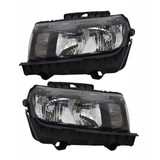 CarLights360: For 2014 2015 Chevy Camaro Headlight Assembly CAPA Certified w/ Bulbs Halogen Type Models w/ Halogen Headlamps (CLX-M0-20-14762-00-9-CL360A1-PARENT1)