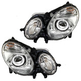 CarLights360: For 2006 2007 2008 2009 Mercedes-Benz E500 Headlight Assembly DOT Certified w/Bulbs (Vehicle Trim: Sedan) (CLX-M0-20-6978-00-1-CL360A5-PARENT1)