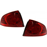 CarLights360: For 2004 2005 2006 Nissan Sentra Tail Light Assembly DOT Certified w/Bulbs (Vehicle Trim: Base ; S) (CLX-M0-11-6002-00-1-CL360A1-PARENT1)
