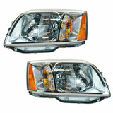 CarLights360: For 2010 2011 Mitsubishi Endeavor Headlight Assembly CAPA Certified w/Bulbs (CLX-M0-20-6988-00-9-CL360A1-PARENT1)