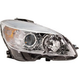 CarLights360: For 2010 2011 Mercedes-Benz C250 Headlight Assembly DOT Certified w/Bulbs Halogen Type (CLX-M0-20-6998-00-1-CL360A3-PARENT1)
