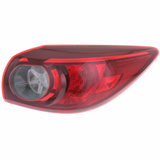 CarLights360: For 2014-2016 Mazda 3 Tail Light Assembly DOT Certified w/ Bulbs Halogen Type (Vehicle Trim: Hatchback) (CLX-M0-11-6660-00-1-CL360A1-PARENT1)