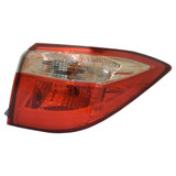 CarLights360: For 2017 2018 Toyota Corolla Tail Light Assembly CAPA Certified w/o LED BUL w/Bulbs (Vehicle Trim: LE Eco ; LE ; L) (CLX-M0-11-6640-90-9-CL360A1-PARENT1)