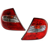 CarLights360: For 2002 2003 2004 Toyota Camry Tail Light Assembly (Left)  DOT Certified w/Bulbs (CLX-M0-11-5604-00-1-CL360A1-PARENT1)