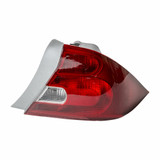 CarLights360: For 2001 2002 2003 Honda Civic Tail Light Assembly (Left)  w/Bulbs (Vehicle Trim: Coupe) (CLX-M0-11-5506-00-CL360A1-PARENT1)