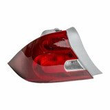 CarLights360: For 2001 2002 2003 Honda Civic Tail Light Assembly (Left)  w/Bulbs (Vehicle Trim: Coupe) (CLX-M0-11-5506-00-CL360A1-PARENT1)