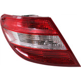 CarLights360: For 2011 Mercedes-Benz C180 Tail Light Assembly DOT Certified w/o Curve Lighting w/ Bulbs (CLX-M0-11-11748-00-1-CL360A1-PARENT1)