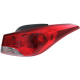 CarLights360: For 2011 2012 2013 Hyundai Elantra Tail Light Assembly DOT Certified w/ Bulbs (Vehicle Trim: Sedan; USA BUILT) (CLX-M0-11-11832-00-1-CL360A1-PARENT1)