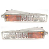 For Honda Prelude Turn Signal Light 1997 98 99 00 2001 | Clear & Amber Lens (CLX-M0-USA-3171629LUS-CL360A70-PARENT1)