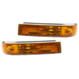 For Ford F Super Duty Turn Signal Light 1993 94 95 96 1997 | Amber Lens (CLX-M0-USA-12-1470-01-CL360A74-PARENT1)