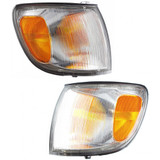 For Toyota Sienna Corner Light 1998 1999 2000 | Clear & Amber Lens (CLX-M0-USA-18-5204-00-CL360A70-PARENT1)