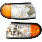 For Mercury Villager Corner Light 1996 1997 1998 | Clear & Amber Lens (CLX-M0-USA-18-3416-01-CL360A71-PARENT1)