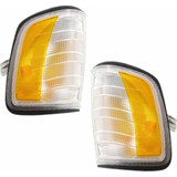 For Mercedes-Benz E300 / E320 / E420 / E500 Corner Light 1994 1995 Park/Signal Lamp Clear & Amber Lens (CLX-M0-USA-M104108-CL360A70-PARENT1)