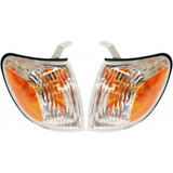 For Toyota Tundra Turn Signal Light 2005 2006 Regular/Access Cab | Clear & Amber Lens (CLX-M0-USA-T106912-CL360A70-PARENT1)