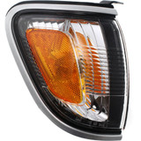 For Toyota Tacoma Corner Light 2001 02 03 2004 Park Lamp | Clear & Amber Lens | w/ Silver Trim (CLX-M0-USA-T104108-CL360A70-PARENT1)