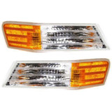 For Jeep Patriot Corner Light 2007-2017 | Clear & Amber Lens | Park / Signal Light (CLX-M0-USA-REPJ104102-CL360A70-PARENT1)