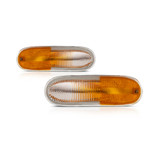 For Volkswagen Beetle Turn Signal Light 1998 99 00 01 02 03 04 2005 | Clear & Amber Lens | Excludes Turbo S Model (CLX-M0-USA-12-5096-00-CL360A70-PARENT1)