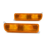 For Jeep Cherokee Turn Signal Light 1997 98 99 00 2001 | Amber Lens (CLX-M0-USA-12-5030-01-CL360A70-PARENT1)