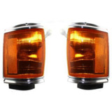 For Toyota Pickup Corner Light 1987 1988 | Amber Lens | RWD | Excludes Base Mode (CLX-M0-USA-18-1432-34-CL360A70-PARENT1)