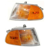 For Honda Civic Corner Light 1992 93 94 1995 | Clear & Amber Lens | Side Marker (CLX-M0-USA-18-3182-00-CL360A70-PARENT1)