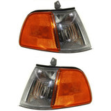 For Honda Civic Corner Light 1990 1991 | Clear & Amber Lens | Hatchback (CLX-M0-USA-18-1876-00-CL360A70-PARENT1)