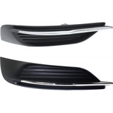 For Chrysler 200 Fog Light Cover 2011 12 13 2014 | Textured Black | Convertible / Sedan (CLX-M0-USA-REPC015510-CL360A70-PARENT1)