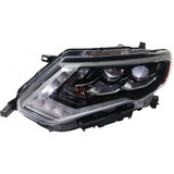 For Nissan Rogue Headlight Assembly 2017 2018 LED Type CAPA (CLX-M0-315-11AML-AC2-CL360A55-PARENT1)