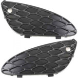 For Mercedes-Benz E350 Fog Light Cover 2006 Outer | Grille Bezel | Black (CLX-M0-USA-M015506-CL360A71-PARENT1)