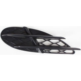 For Mercedes-Benz S350 / S430 / S500 / S600 Fog Light Cover 2003 04 05 2006 Outer | Grille Bezel | Black (CLX-M0-USA-M015504-CL360A70-PARENT1)