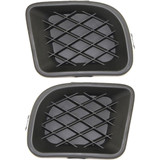 For Chrysler PT Cruiser Fog Light Cover 2006 07 08 09 2010 | Grille Bezel | Bumper Cover | Black (CLX-M0-USA-REPC107516-CL360A70-PARENT1)