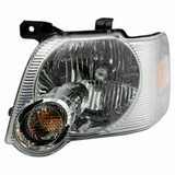 For Ford Explorer Sport Trac Headlight Assembly 2007 08 09 2010 | Chrome | Eddie Bauer/Limited/XLS/XLT | w/o Ironman/Sport Package (CLX-M0-K30-1131L-AS-CL360A51-PARENT1)