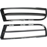 For BMW 135i Fog Light Cover 2008 09 10 11 12 2013 Outer | Textured Black | w / M Package | Convertible / Coupe (CLX-M0-USA-REPB015540-CL360A70-PARENT1)