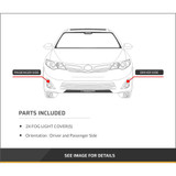 For Chevy Cruze Fog Light Cover 2016 2017 | Textured Black Hatchback / Sedan (CLX-M0-USA-RC10860004-CL360A70-PARENT1)