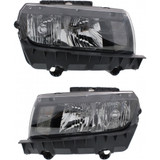 For Chevy Camaro Headlight Assembly 2014 2015 | Halogen | Convertible/Coupe CAPA (CLX-M0-USA-REPC100342Q-CL360A70-PARENT1)