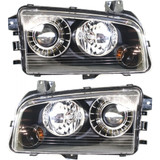 For Dodge Charger Headlight Assembly 2008 2009 2010 | HID | w/o Bulbs (CLX-M0-USA-REPD100122-CL360A70-PARENT1)
