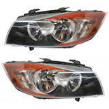 For BMW 328i / 335i Headlight Assembly 2007 2008 Halogen | Sedan / Wagon (CLX-M0-USA-REPB100102-CL360A73-PARENT1)