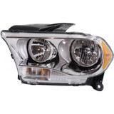 For Dodge Durango Headlight Assembly 2011 2012 2013 | Halogen | Chrome Interior CAPA (CLX-M0-USA-REPD100152Q-CL360A70-PARENT1)
