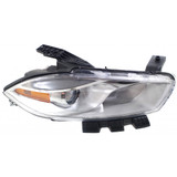 For Dodge Dart Headlight Assembly 2013 2014 2015 | Halogen | Chrome Interior | CAPA (CLX-M0-USA-REPD100162Q-CL360A70-PARENT1)