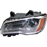 For Chrysler 300 Headlight Assembly 2011 12 13 2014 | Halogen | Chrome Interior CAPA (CLX-M0-USA-REPC100312Q-CL360A70-PARENT1)