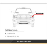 For Chrysler 200 Headlight Assembly 2011 12 13 2014 | Halogen | Black Interior | w/ Chrome Insert | S Model | Convertible/Sedan CAPA (CLX-M0-USA-REPC100318Q-CL360A70-PARENT1)