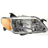 For Mazda Protege Headlight Assembly 2001 2002 2003 | Halogen | Aluminum Bezel | Sedan (CLX-M0-USA-M100146-CL360A70-PARENT1)