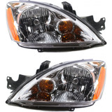 For Mitsubishi Lancer Headlight Assembly 2004 | Halogen Type | w/o ABS Brakes | Wagon (CLX-M0-USA-M100150-CL360A70-PARENT1)