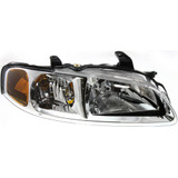 For Nissan Sentra Headlight 2002 2003 Halogen | w/ Chrome Trim | CA / GXE / XE / Limited Model (CLX-M0-USA-N100112-CL360A70-PARENT1)