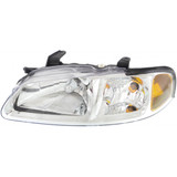 For Nissan Sentra Headlight 2002 2003 Halogen | w/ Chrome Trim | CA / GXE / XE / Limited Model (CLX-M0-USA-N100112-CL360A70-PARENT1)