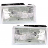 For Dodge Dakota Headlight Assembly 1991 92 93 94 95 1996 Halogen Type | w/ Aero Package (CLX-M0-USA-20-3512-00-CL360A70-PARENT1)