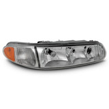 For Buick Regal Headlight Assembly 1997-2004 Halogen Type | w/ Corner Light Bulb (CLX-M0-USA-20-5198-00-CL360A71-PARENT1)