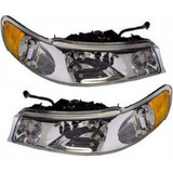 For Lincoln Town Car Headlight Assembly 1998 99 00 01 2002 | Halogen (CLX-M0-USA-L100102-CL360A70-PARENT1)