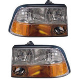For Oldsmobile Bravada Headlight 1998 99 00 2001 Headlight Halogen Type | w/ Fog Lights (CLX-M0-USA-20-5422-00-CL360A72-PARENT1)