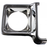 For Chevy K10 Headlight Door 1975 1976 1977 | Round | Chrome & Painted-Dark Argent (CLX-M0-USA-6732-CL360A71-PARENT1)